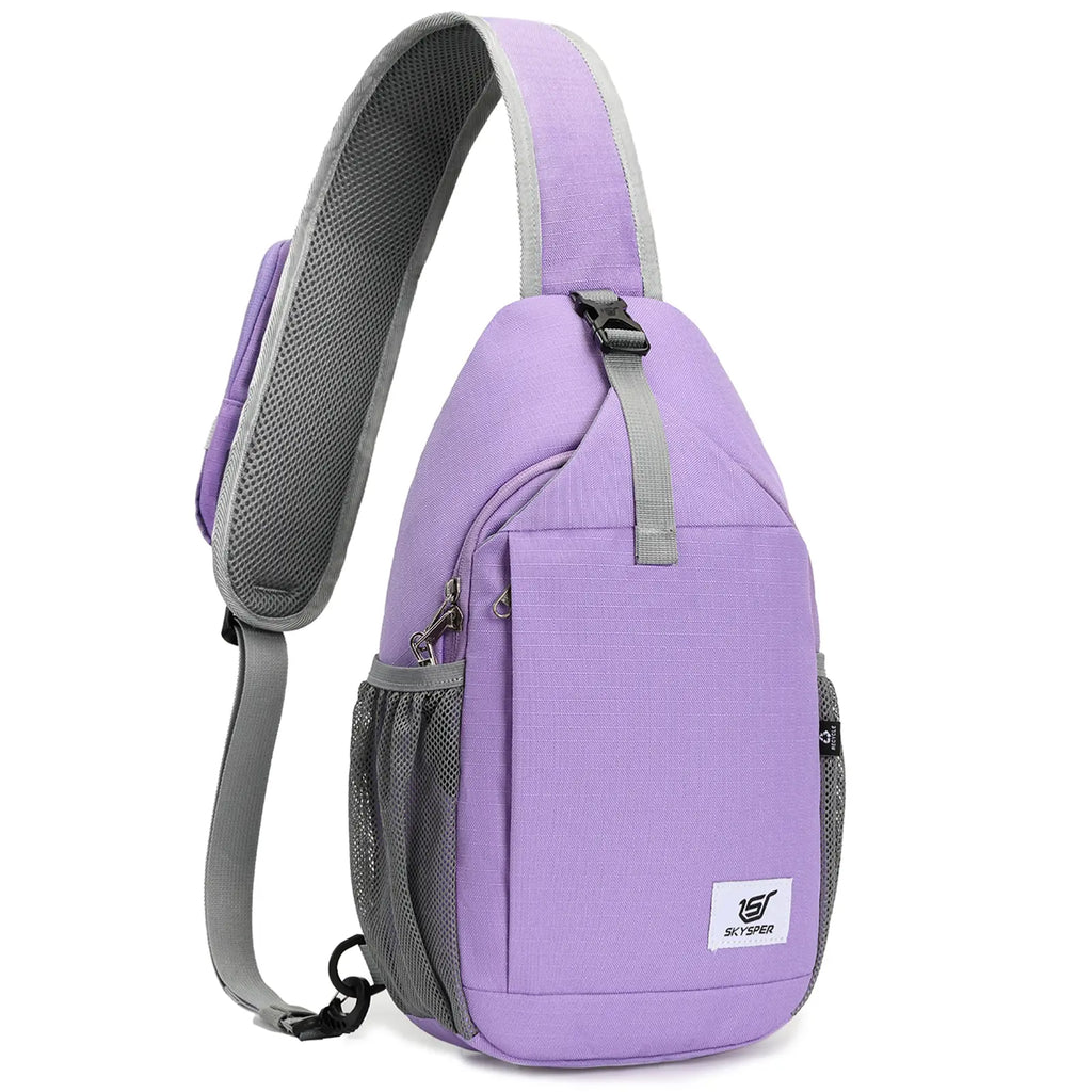 SKYSPER Sling Bag RFID Cross Body Bag Recycled Crossbody Backpack Travel Daypack