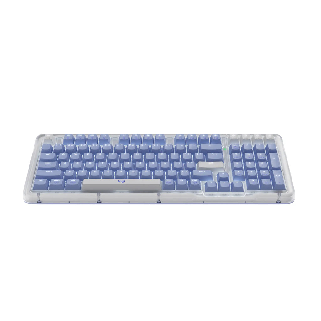 Logitech Alto Keys K98M Full-Sized Durable Multi-Device Bluetooth Mechanical Keyboard, Customizable Switches, Vibration-Absorbing Gasket, Illuminated Backlit Keys, USB-C Charging, for PC, Mac Laptops, Bluetooth Keyboards, Full-Sized Mechanical Keyboards