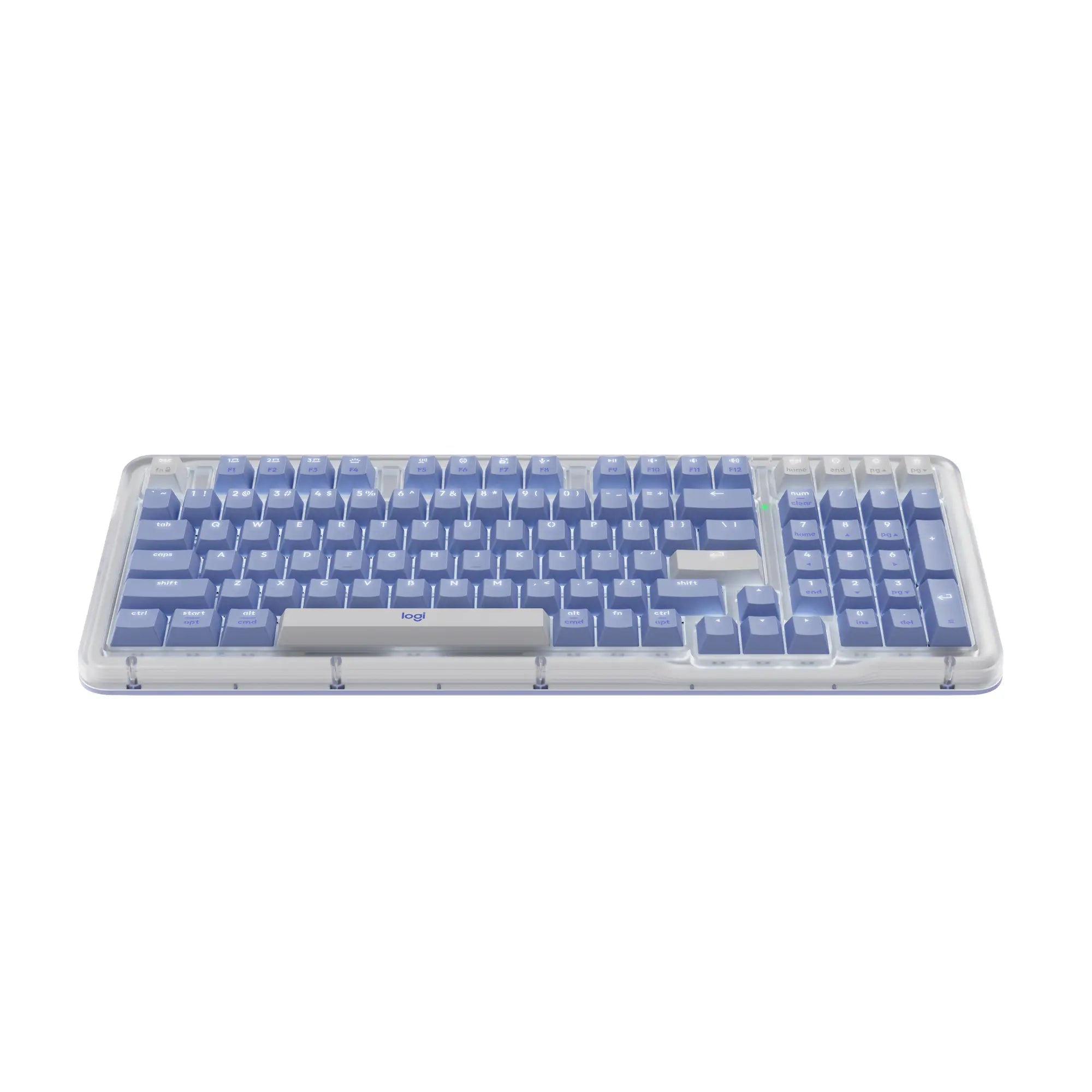Logitech Alto Keys K98M Full-Sized Durable Multi-Device Bluetooth Mechanical Keyboard, Customizable Switches, Vibration-Absorbing Gasket, Illuminated Backlit Keys, USB-C Charging, for PC, Mac Laptops, Bluetooth Keyboards, Full-Sized Mechanical Keyboards