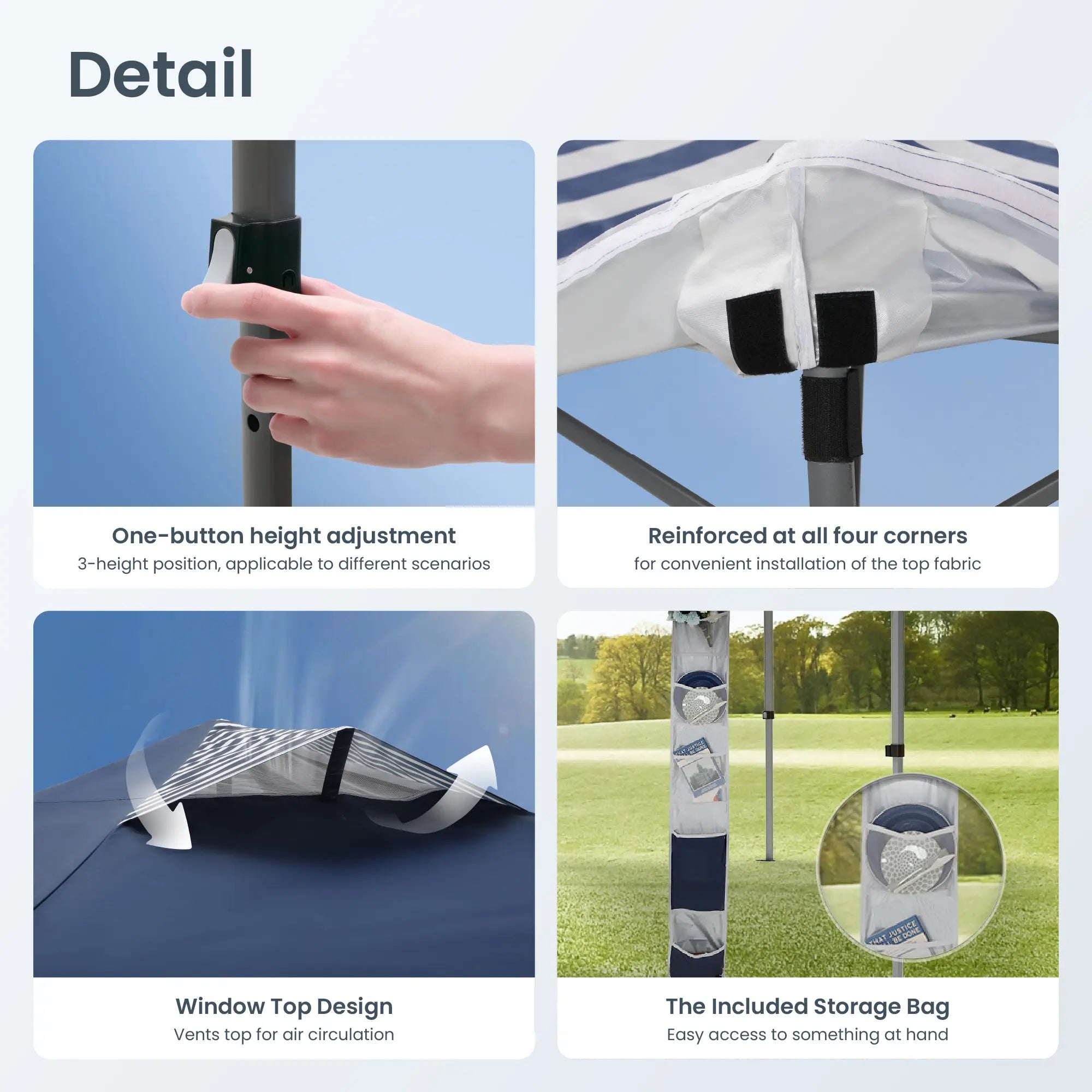 PHIVILLA Pop-Up Canopy 10*10 FT Tents for Parties with Wheeled Bag, Portable Lightweight Folding, 120"L X 120"W X 102"H, Alloy Steel, Water Resistant Design