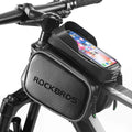 ROCKBROS Bike Frame Bag Waterproof Bike Top Tube Bag - Phone Bag for 6.2” & Under
