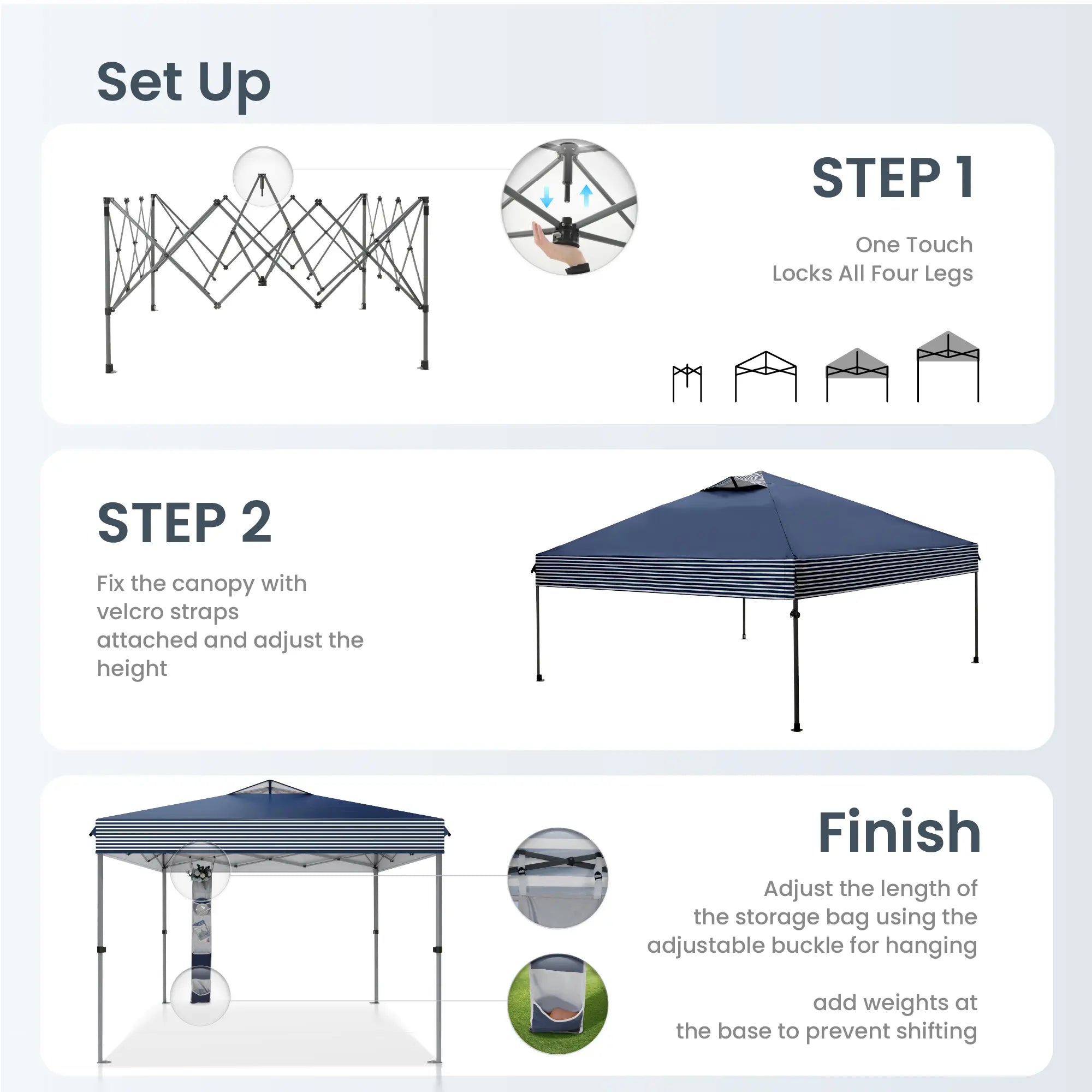 PHIVILLA Pop-Up Canopy 10*10 FT Tents for Parties with Wheeled Bag, Portable Lightweight Folding, 120"L X 120"W X 102"H, Alloy Steel, Water Resistant Design