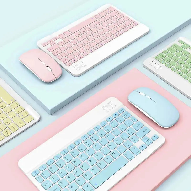 Mini Bluetooth Keyboard and Mouse Set