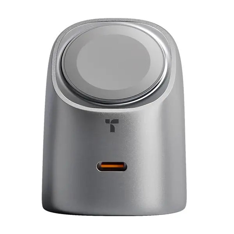 TORRAS Flasheye 2-In-1 Gan 45W USB-C Wall Charger Block - Fast Charging for Apple Watch, Iphone 17/16/15, Macbook, 90° Foldable, Space Grey Summerwins