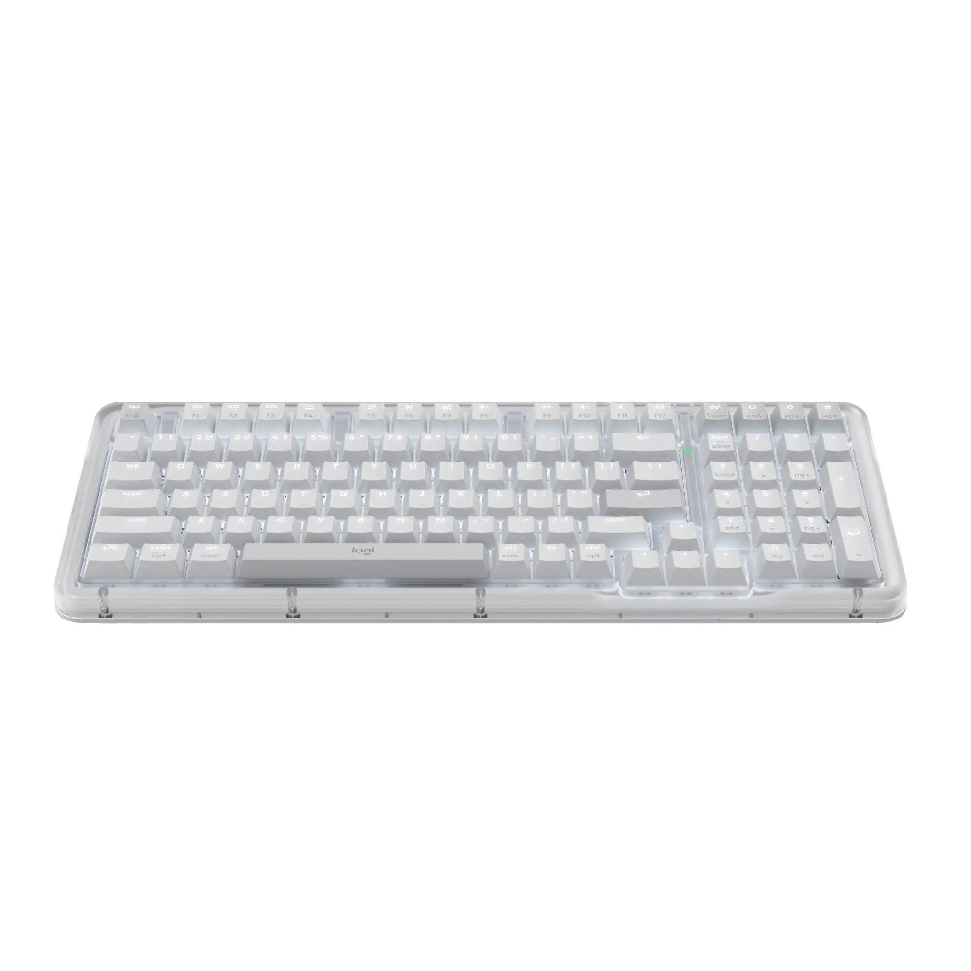Logitech Alto Keys K98M Full-Sized Durable Multi-Device Bluetooth Mechanical Keyboard, Customizable Switches, Vibration-Absorbing Gasket, Illuminated Backlit Keys, USB-C Charging, for PC, Mac Laptops, Bluetooth Keyboards, Full-Sized Mechanical Keyboards