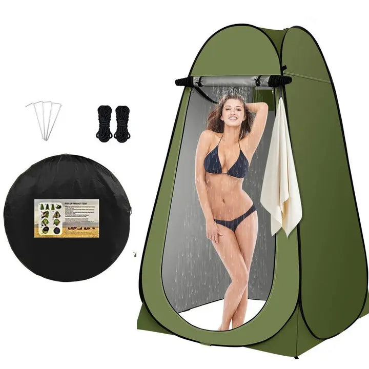 Pop-Up Privacy Tent, Waterproof Portable Shower, Toilet & Changing Shelter with Carry Bag for Camping, Beach Travel Accessories, Beach Tent