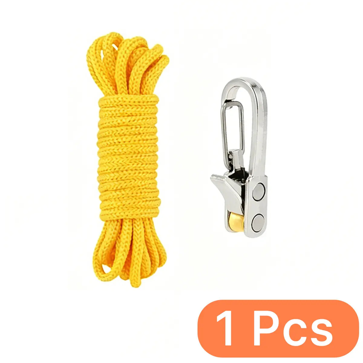 Fathersdaygift Rope Tightener & Guyline Tensioner - Heavy Duty Retractable Paracord with Alloy Carabiner Clip, Windproof Tie Downs for Camping Tent, Tarp & Hammock Setup Fathers Day Gifts