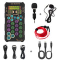 Hosabely SK9 PRO Portable Digital Voice with AI Noise Reduction, 4 Custom Sound Effects, One-Click Mute, AI Follow-Sing, Compatible with Iphone, Android, PC, PS5 for Streaming, Podcast, Gaming Audio Mic Summerwins