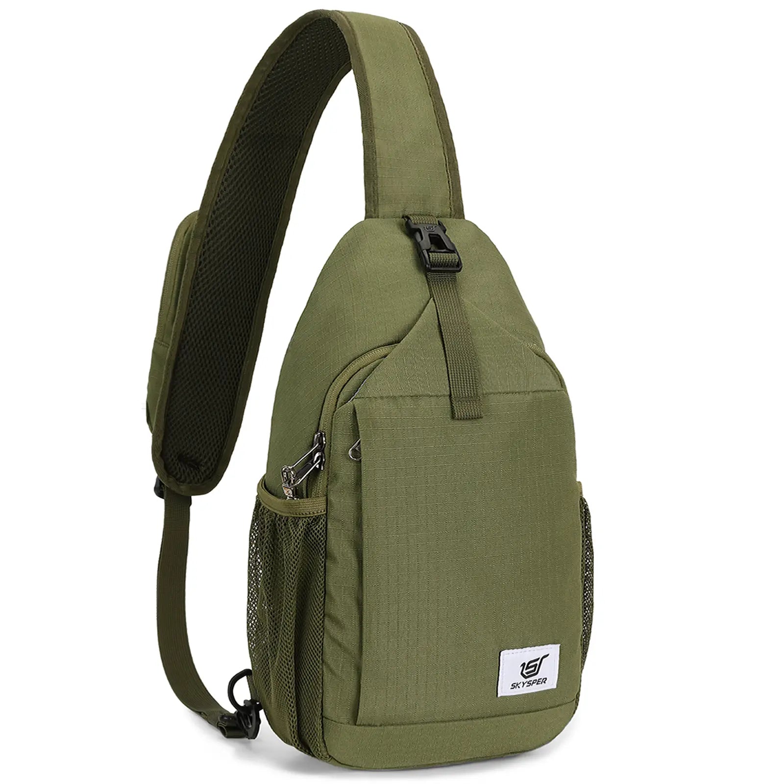SKYSPER Sling Bag RFID Cross Body Bag Recycled Crossbody Backpack Travel Daypack