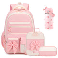 SIMILOVE Girls School Backpack Set - Includes 14Oz Insulated Water Bottle, Lunch Bag & Pencil Case, Ideal for Teens' School Party Gift Supplies