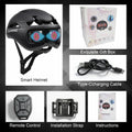 Protective Gear Holiday Gift LED Screen Bike Helmet with Bluetooth App Control, DIY Custom Display, Smart Turn Signal Light, CPSC Certified Bell Helmets for E-Bike Dirtbike & E-Scooter Skateboard and Skating Bicycle Helmets for Adult Teens
