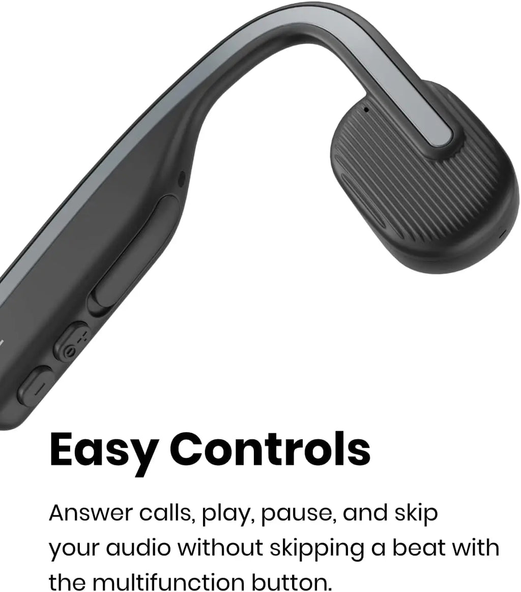【Live Only】Shokz Openmove - Open-Ear Bluetooth Sport Headphones, Bone Conduction Wireless Earphones, Sweatproof for Running and Workouts