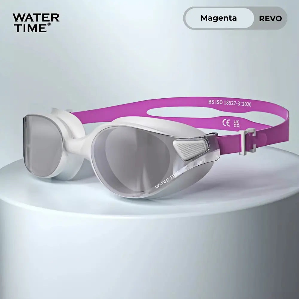 WATERTIME Wide View Swim Goggles for Adults - Anti-Fog Pool Goggles with Soft Silicone Seal, Adjustable Strap, Swim Glasses