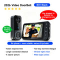 2026 Upgraded B01 Video Doorbell – No Wifi, No App, Indoor Monitor, Two-Way Talk, Night Vision & 400Ft Range