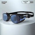 WATERTIME Wide View Swim Goggles for Adults - Anti-Fog Pool Goggles with Soft Silicone Seal, Adjustable Strap, Swim Glasses