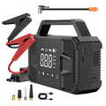 【Father'S Day Gift】Kapeezi Upgraded Portable Car Jump Starter, 4000A Car Battery Jump Starter with 150PSI Tire Inflator, 12V Car Battery Jump Starter, 15000Mah Bank, with LED Light System Power Automotive Car Essentials Jumper Powerbank