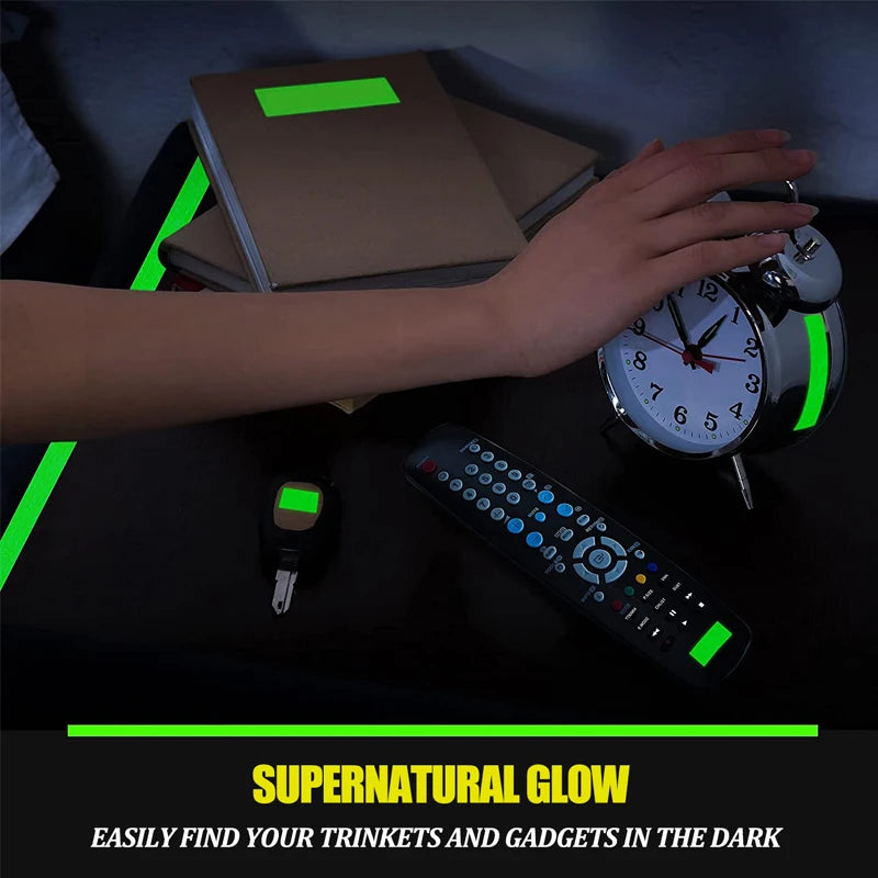 3M/5M Self-Adhesive Luminous Tape Night Vision Glow Stickers DIY Home Decoration Warning Fluorescent Safety Tapes for Party